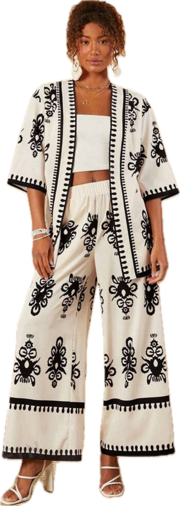 Black and white co-ord set